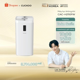 Máy lọc không khí Cuckoo CAC-H2110FW - Diện tích sử dụng 70m2, lọc bụi siêu mịn, màng lọc than hoạt tính khử mùi hôi