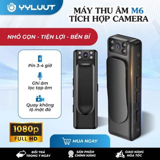 Camera mini M6 Full HD 1080P không dây, camera hành trình giám sát, quay đêm hồng ngoại, ghi âm 10 giờ