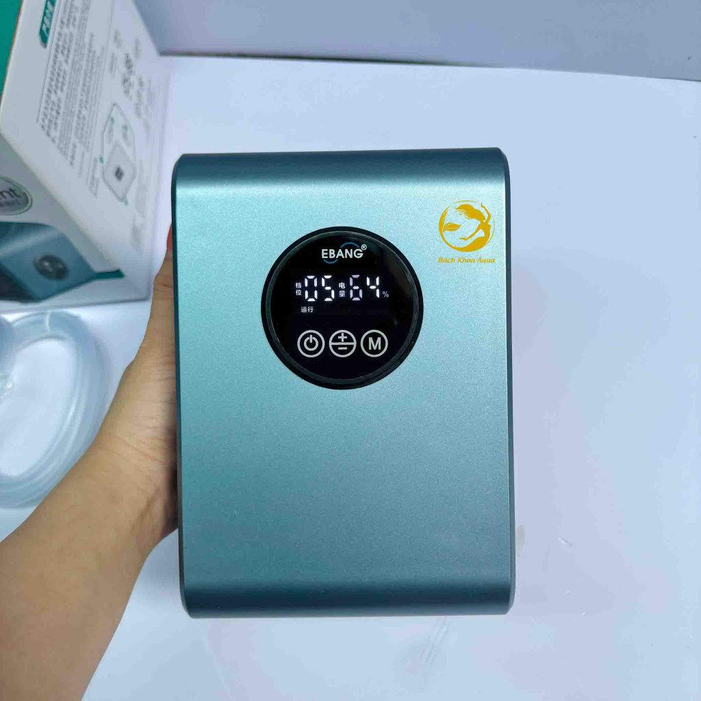 Máy sủi tích điện bể cá Ebang EB-8903 loại 2 vòi cho bể cá cảnh