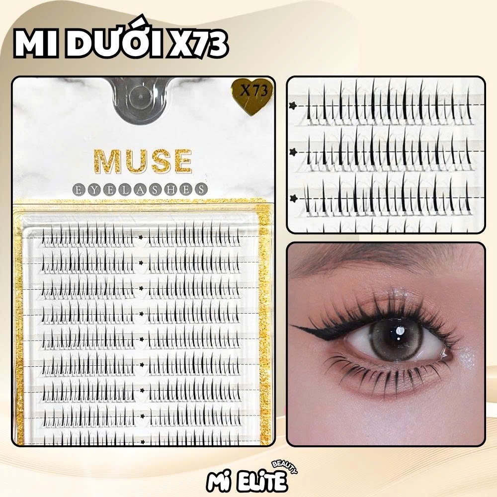 MI DƯỚI MUSE X73 – Mẫu Mi Dưới Quốc Dân Cho Mọi Layout Makeup - Mi Elite Beauty