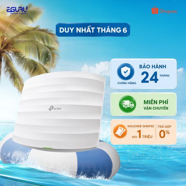Bộ Thu Phát WiFi TP-Link Gắn Trần EAP245 | Bảo hành chính hãng