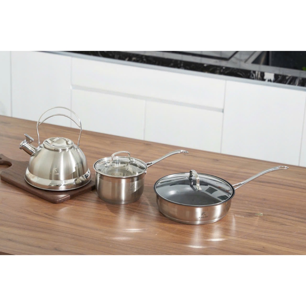 BỘ NỒI INOX KAILER KL-BN06 – NÂNG TẦM GIAN BẾP HIỆN ĐẠI