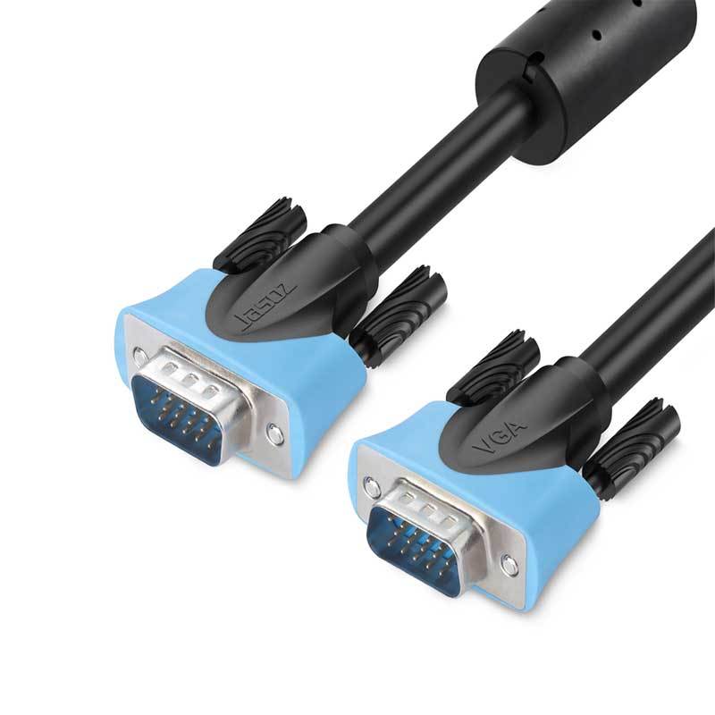 Cáp VGA 1.5M Jasoz T-C102 — Full HD 1080P, Chống Nhiễu, Lõi OFC