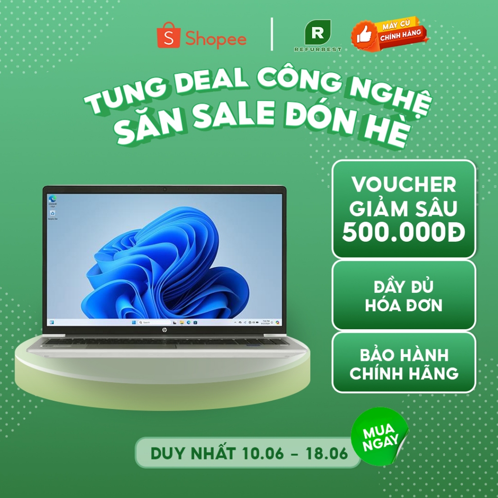 [Máy cũ] - [Trả bảo hành] HP Probook 450 G10 i5 1335U/16GB/512GB/(9H1N5PT) (Bạc)