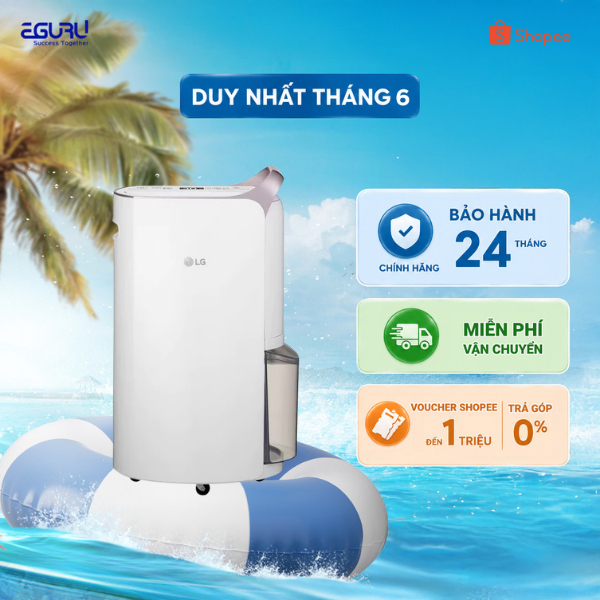 Máy hút ẩm LG Chính Hãng Dual Inverter  MD19GQGE0 19L/  MD16GQGE0 16L- Bảo Hành Chính Hãng