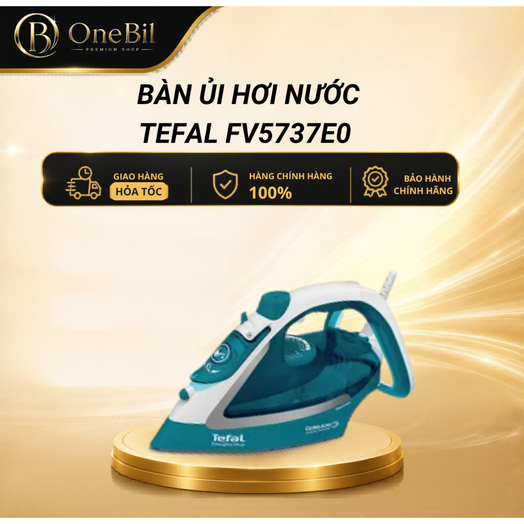 Bàn ủi hơi nước Tefal FV5737E0 | Sản xuất tại Pháp | Công suất 2500W - Bảo Hành 24 Tháng