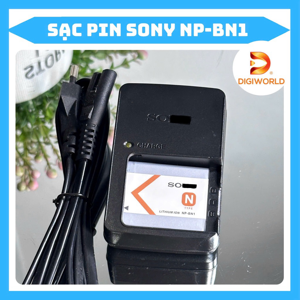 Sạc Pin Sony NP-BN1 tương thích với Pin NP-BN1 dòng máy CyberShot T Series DSC-T99, DSC-TX5, DSC-TX7