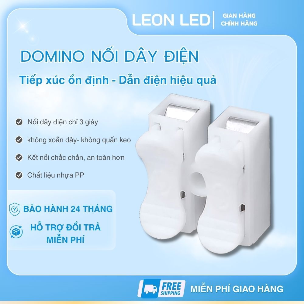 Cút nối điện nhanh- Domino kẹp nối điện nhanh dễ thao tác, mối nối đẹp