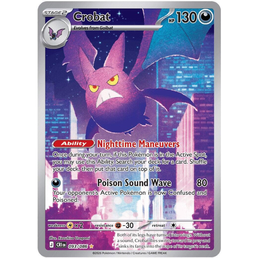 [Thẻ bài Pokemon TCG] Crobat 093/086 - Illustration Rare