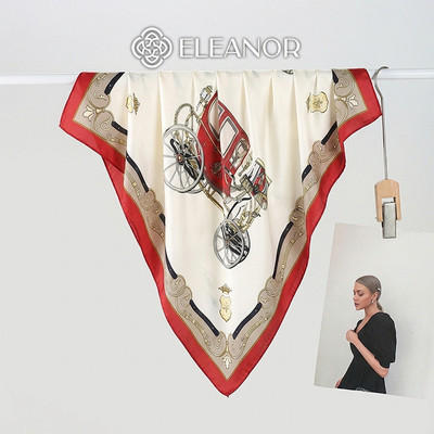 Khăn quàng cổ 65 x 65cm Eleanor Accessories khăn lụa bandana turban phụ kiện thời trang 11933
