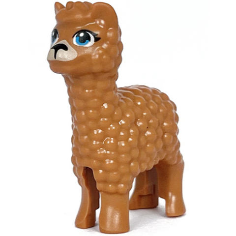 [Đồ Chơi Lắp Ráp] Mô hình Alpaca / Llama, Mini Doll Style with Dark Azure Eyes