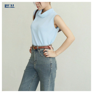 Áo kiểu không tay Sofia trắng Real Clothes, vải lụa mềm mát, ít nhăn