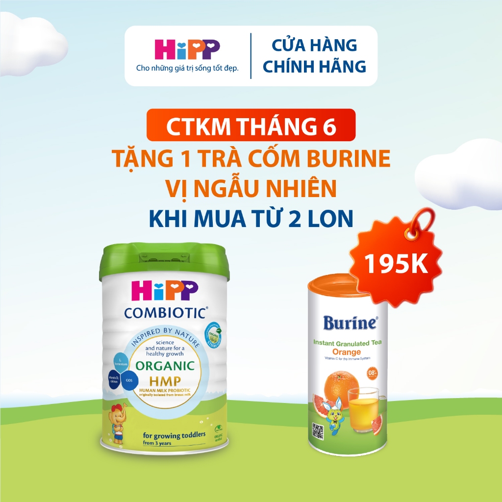 1 lon _ Sữa bột công thức Organic Combiotic 800g (Đủ số)