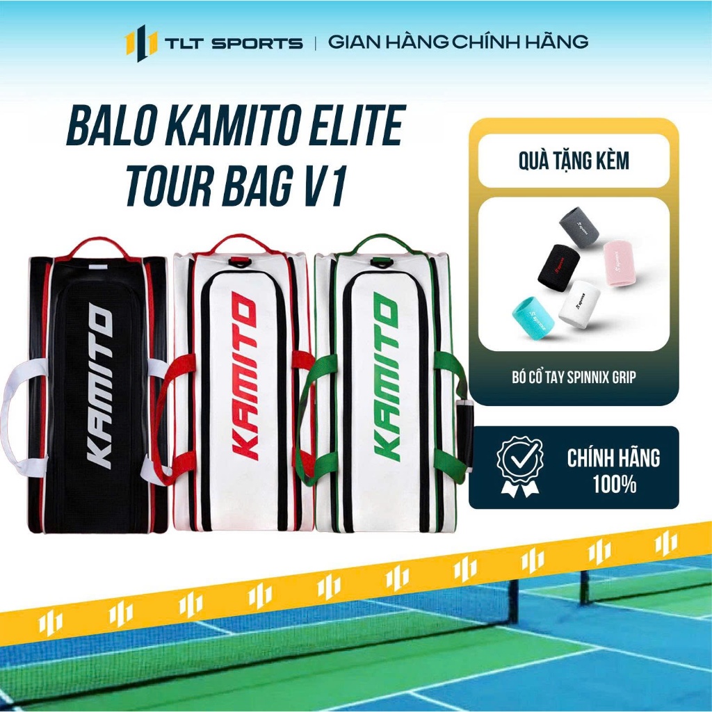 Túi Đựng Vợt Pickleball | Balo Pickleball Kamito Elite Tour Bag V1 - Hàng Chính Hãng