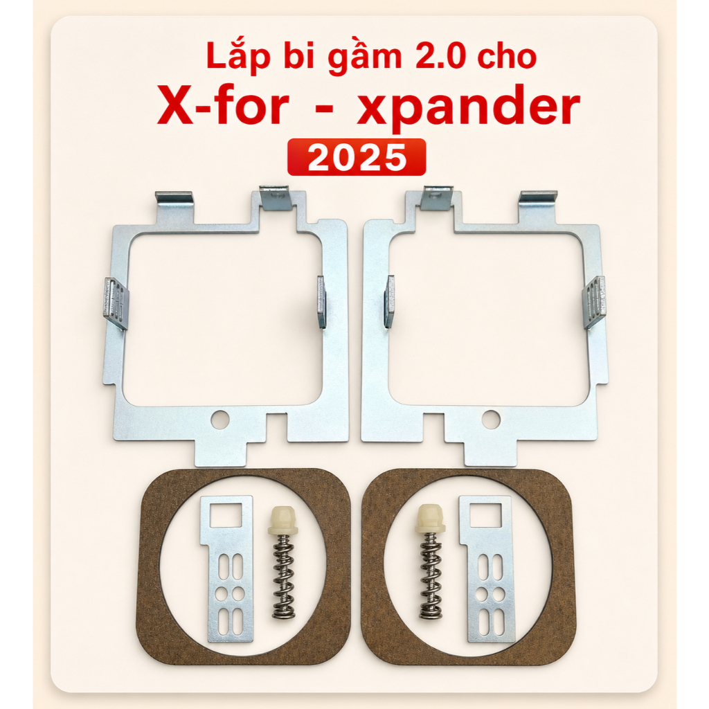 PÁT GẮN BI GẦM 2.0 CHO XFOR-XPANDER. THÉP KHÔNG GỈ DÀY 2MM