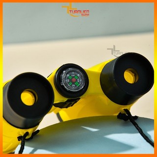 Ống Nhòm Trẻ Em Quân Đội Binoculars Có La Bàn - Đồ Chơi Thám Hiểm Cho Bé Trai, Kính Viễn Vọng Mini Cho Bé