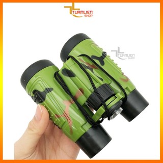 Ống Nhòm Trẻ Em Quân Đội Binoculars Có La Bàn - Đồ Chơi Thám Hiểm Cho Bé Trai, Kính Viễn Vọng Mini Cho Bé