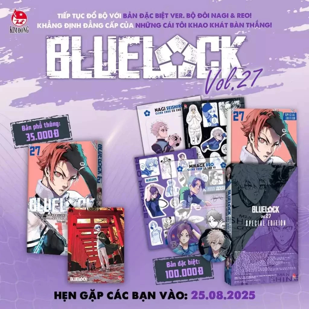 Truyện Tranh - Blue Lock Tập 27 bản Đặc Biệt - NXB Kim Đồng