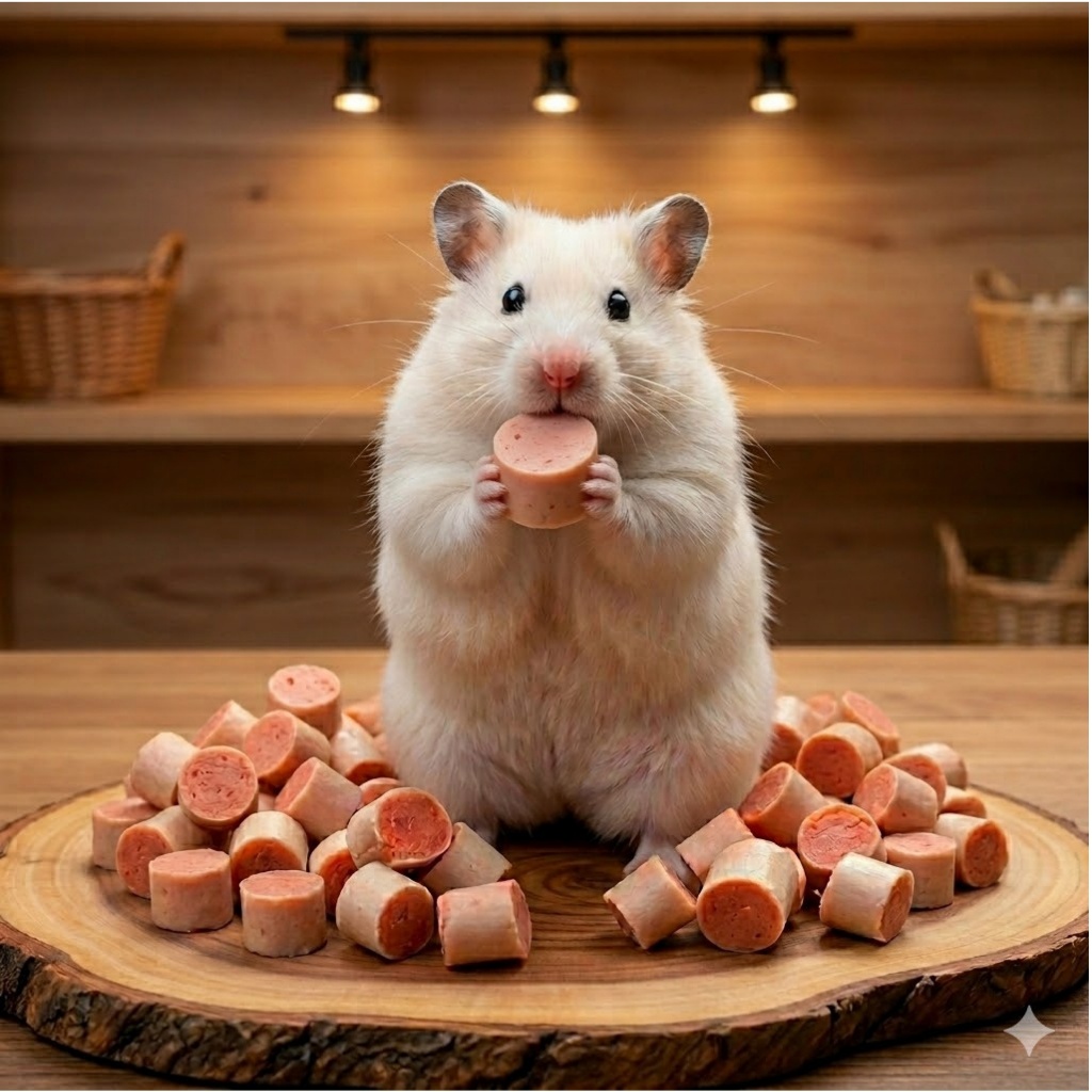 Bò Cuộn Sushi Cho Hamster - Thức Ăn Vặt Giàu Dinh Dưỡng Cho Thú Cưng