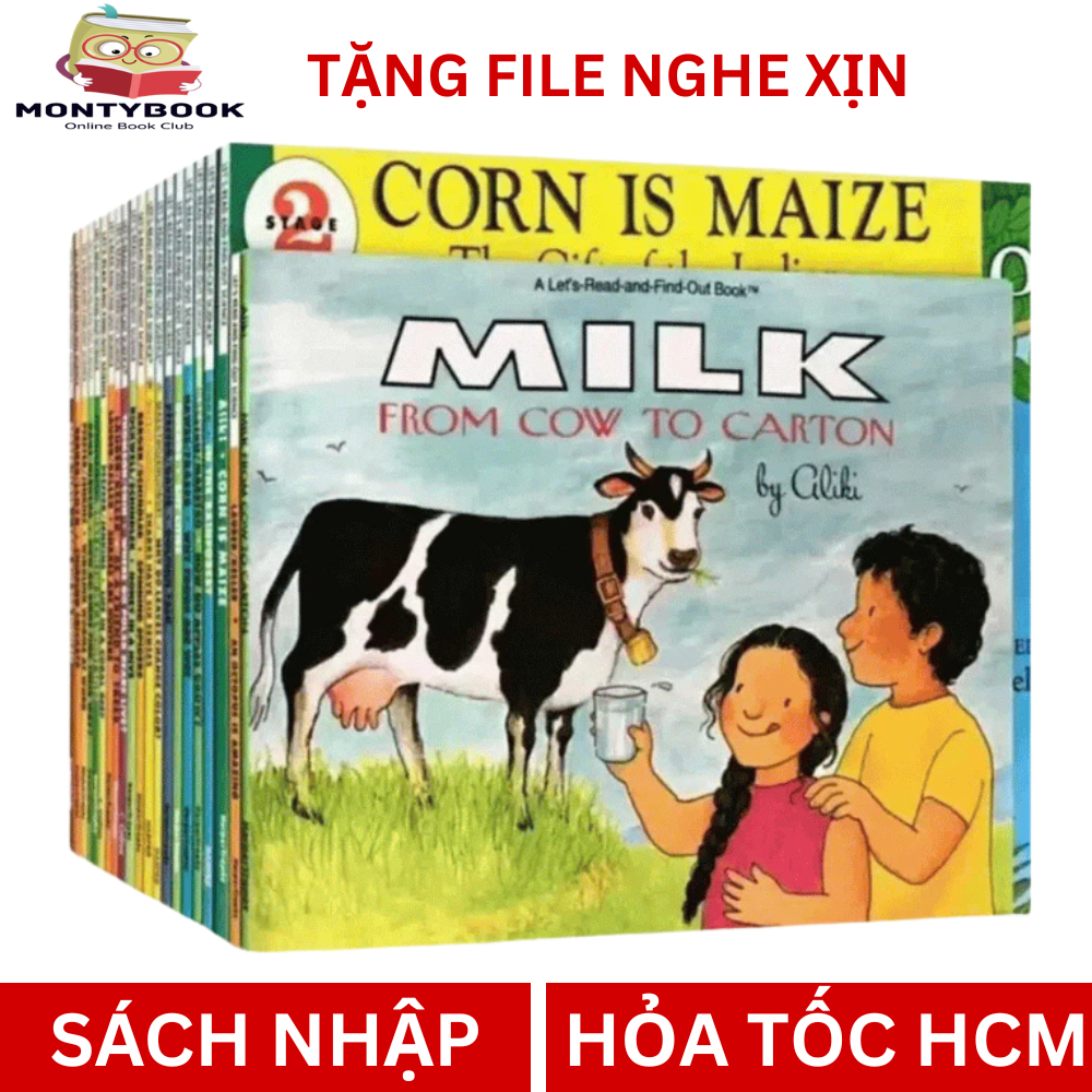Sách khoa học kinh điển - Let's read and find out science level 2 86 cuốn khổ to đẹp tặng file nghe