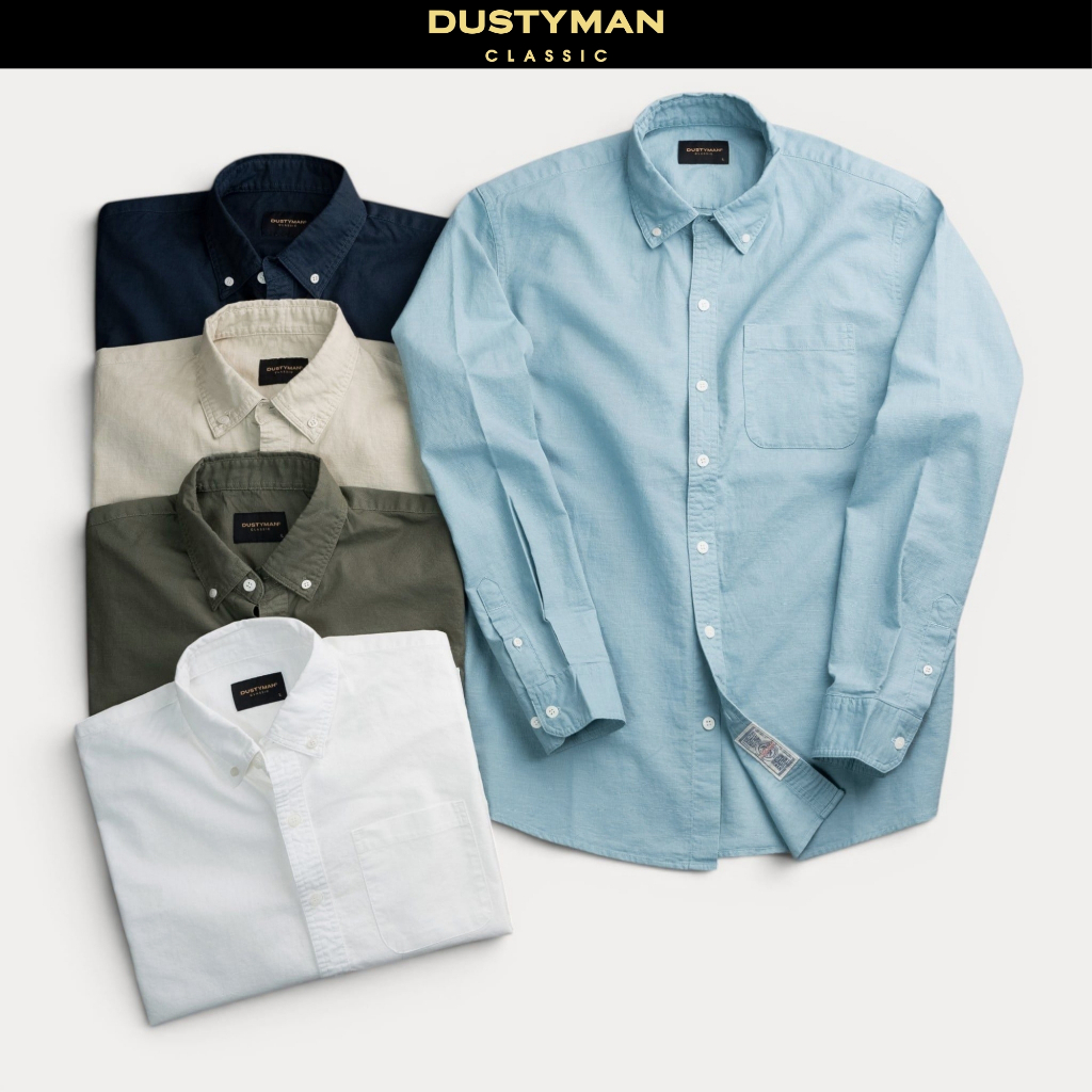 Sơ Mi Linen Nam Radley Dustyman,Vải Linen Cao Cấp,Thoáng Mát,Form Regular Fit | BigBuy360 - bigbuy360.vn