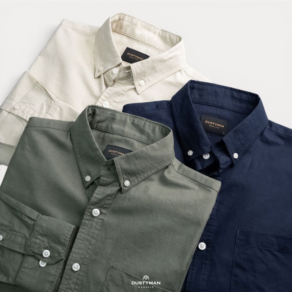 Sơ Mi Linen Nam Radley Dustyman,Vải Linen Cao Cấp,Thoáng Mát,Form Regular Fit | BigBuy360 - bigbuy360.vn