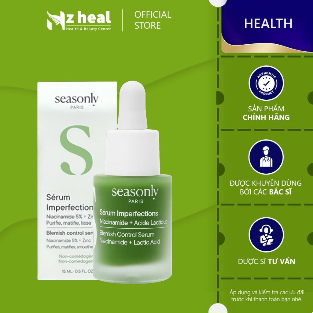 Serum giảm mụn Seasonly Blemish-Control Serum (30ml)