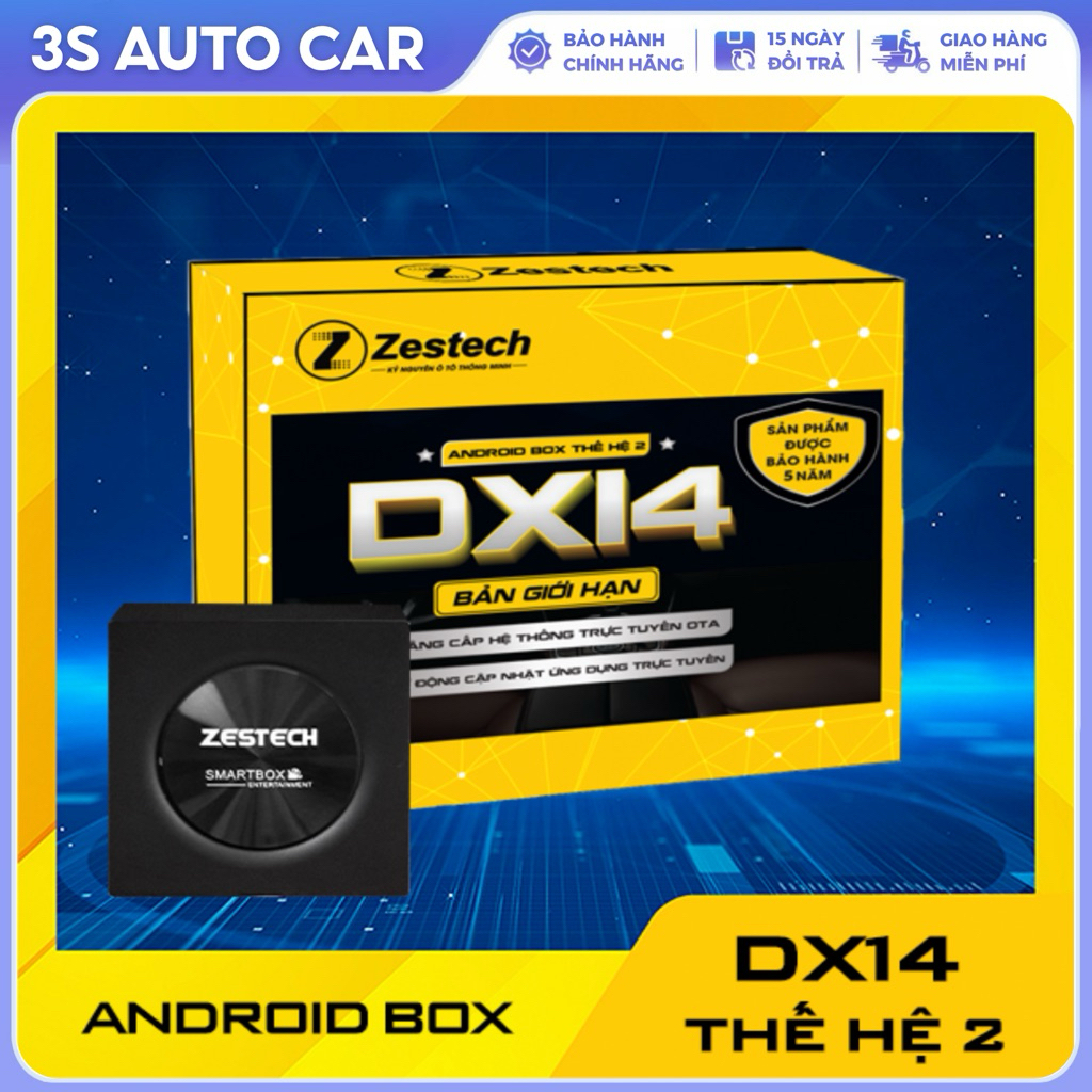 [New 2026] Android box ZESTECH DX14 PLUS thế hệ 2 - Bản giới hạn RAM 8GB, ROM 128GB(Tặng Sim 4G + Vi