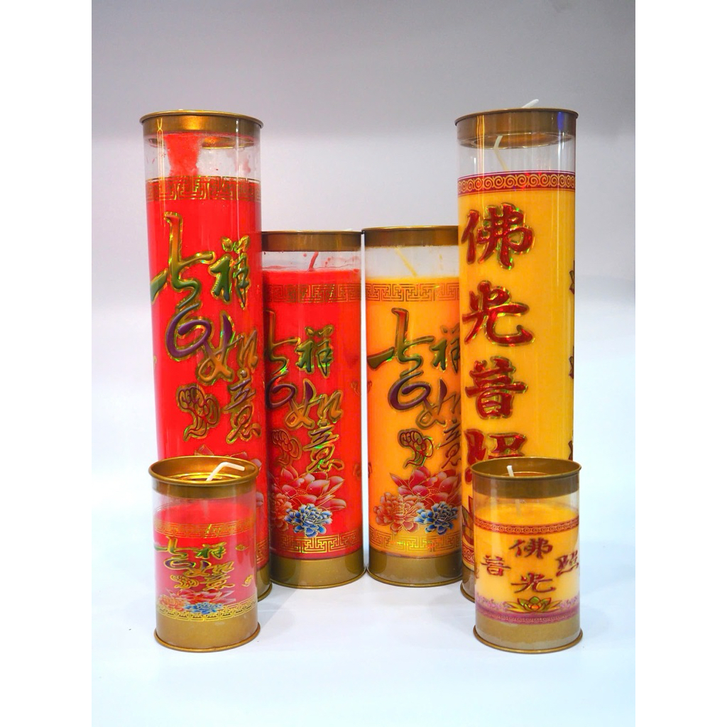 Cặp Đèn Cầy Sáp Bơ Thời Gian Thắp 1 Ngày, 3Ngày, 5 Ngày, 7 Ngày