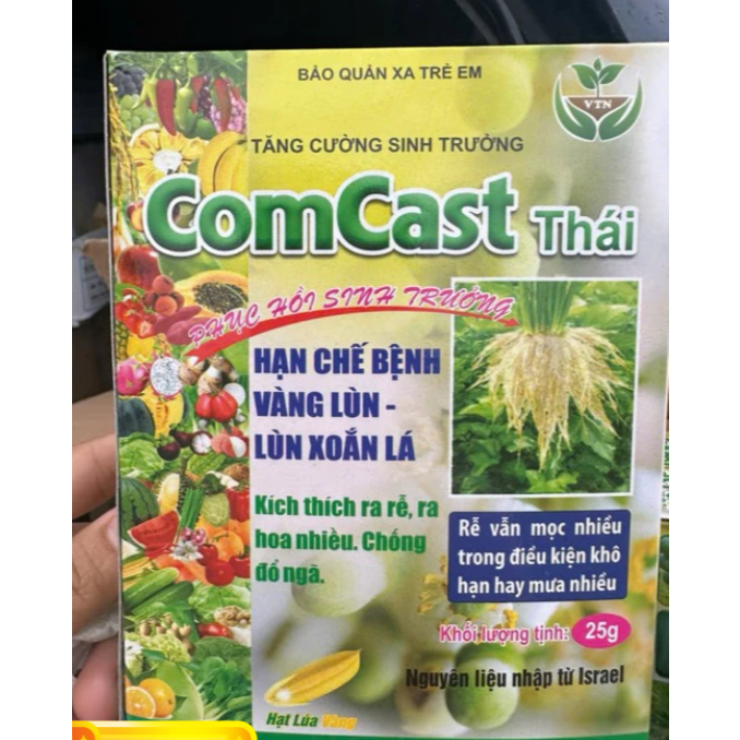 [ 1 HỘP] ComCat Thái - Kích thích sinh trưởng, giải độc, kích rễ, tăng sức đề kháng cây con