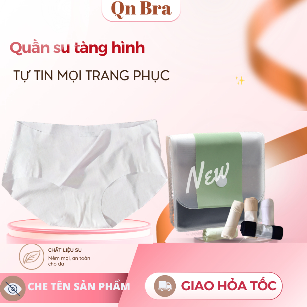 Quần Lót Nữ Su Thạch Băng Lụa Kháng Khuẩn Siêu Tàng Hình CLOVER - 8006