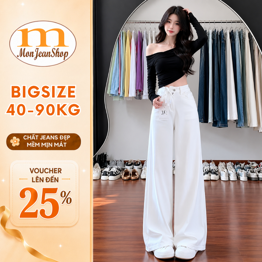 [40-90Kg] Quần Ống Suông Kaki Nữ BIGSIZE Chất Kaki Mềm Mại Xịn Đẹp Lưng Cao, Quần Nữ Dài Size Đại MS106