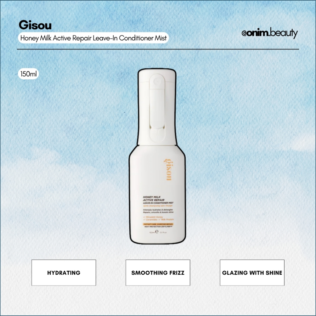 [𝐀𝐮𝐭𝐡-𝐁𝐢𝐥𝐥 𝐔𝐒] Dầu xã khô Gisou Honey Milk Leave-In Conditioner - ᴏᴍɪᴍ ʙᴇᴀᴜᴛʏ