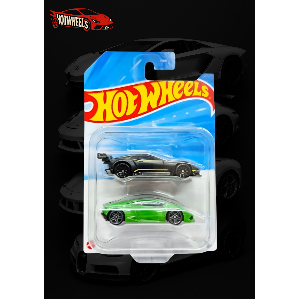 Hotwheels.DN - Xe Hot Wheels Pack 2 Aston Martin Vulcan & Lamborghini Huracan