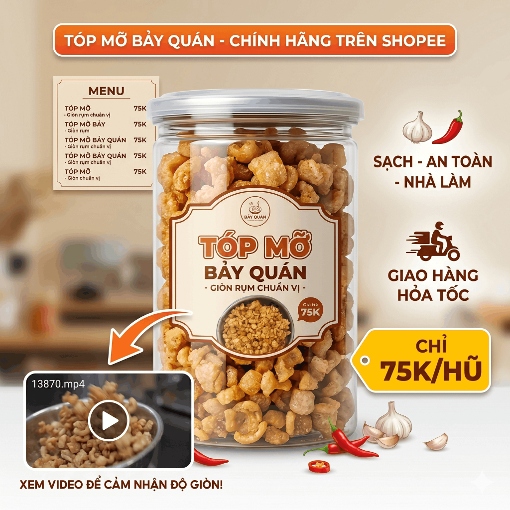 top mỡ giòn rụm muối biển không lo thiếu canxi