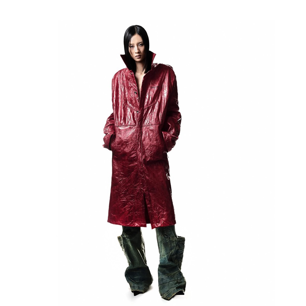 Áo Khoác Da Goldie "ELECTROSEXUAL LEATHER RED"
