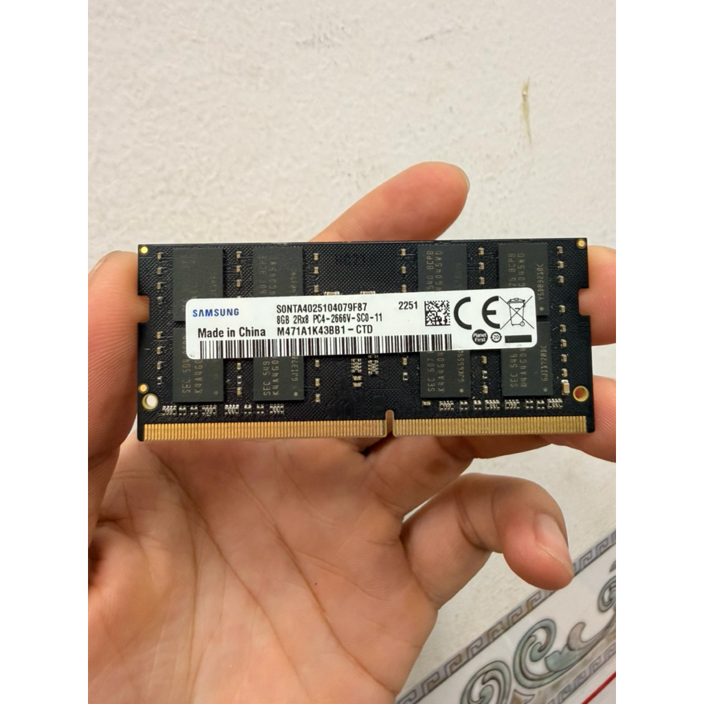 RAM Samsung 8GB DDR4 Bus 2666MHz Dual Rank