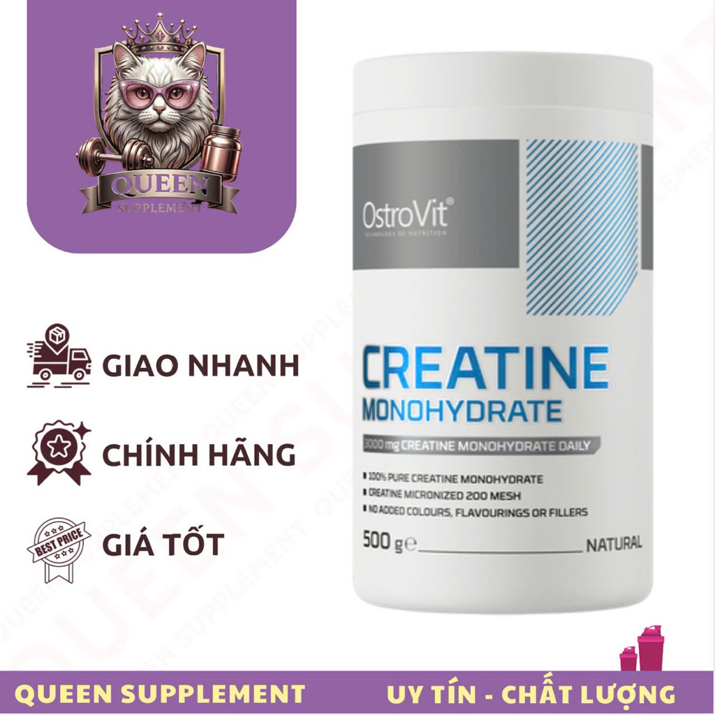 Thực phẩm bảo vệ sức khoẻ Ostrovit creatine Monohydrate Natural