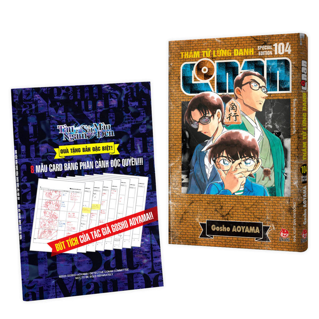 Sách -Thám Tử Lừng Danh Conan - Tập 104 - Bản Đặc Biệt - Tặng Kèm Obi + Bộ Sưu Tập Card