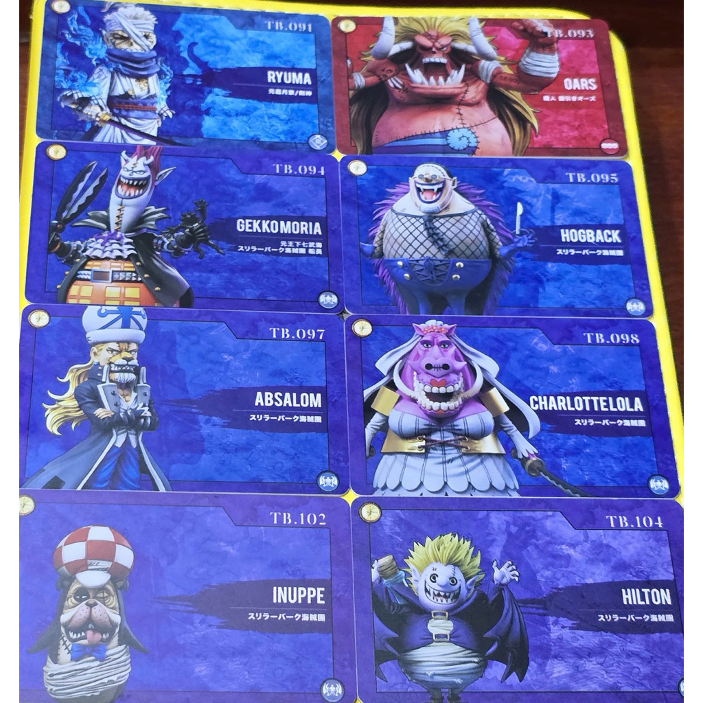 (Full team không lẻ) 8 mô hình Resin WCF chính hãng Yz Studio One Piece Thriller Bark Arc Team Gekko