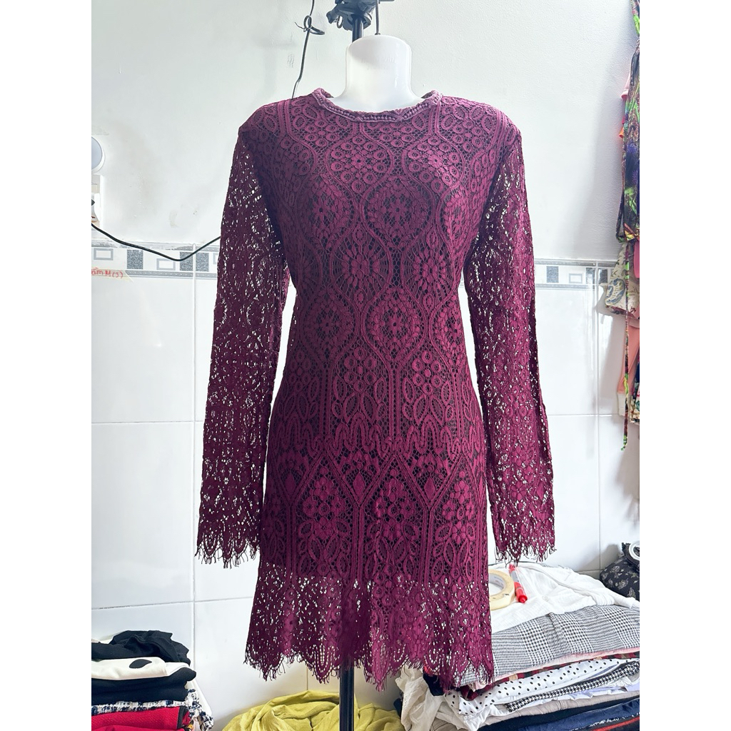ĐẦM 2HAND SIZE L (2) ( có shopee video)