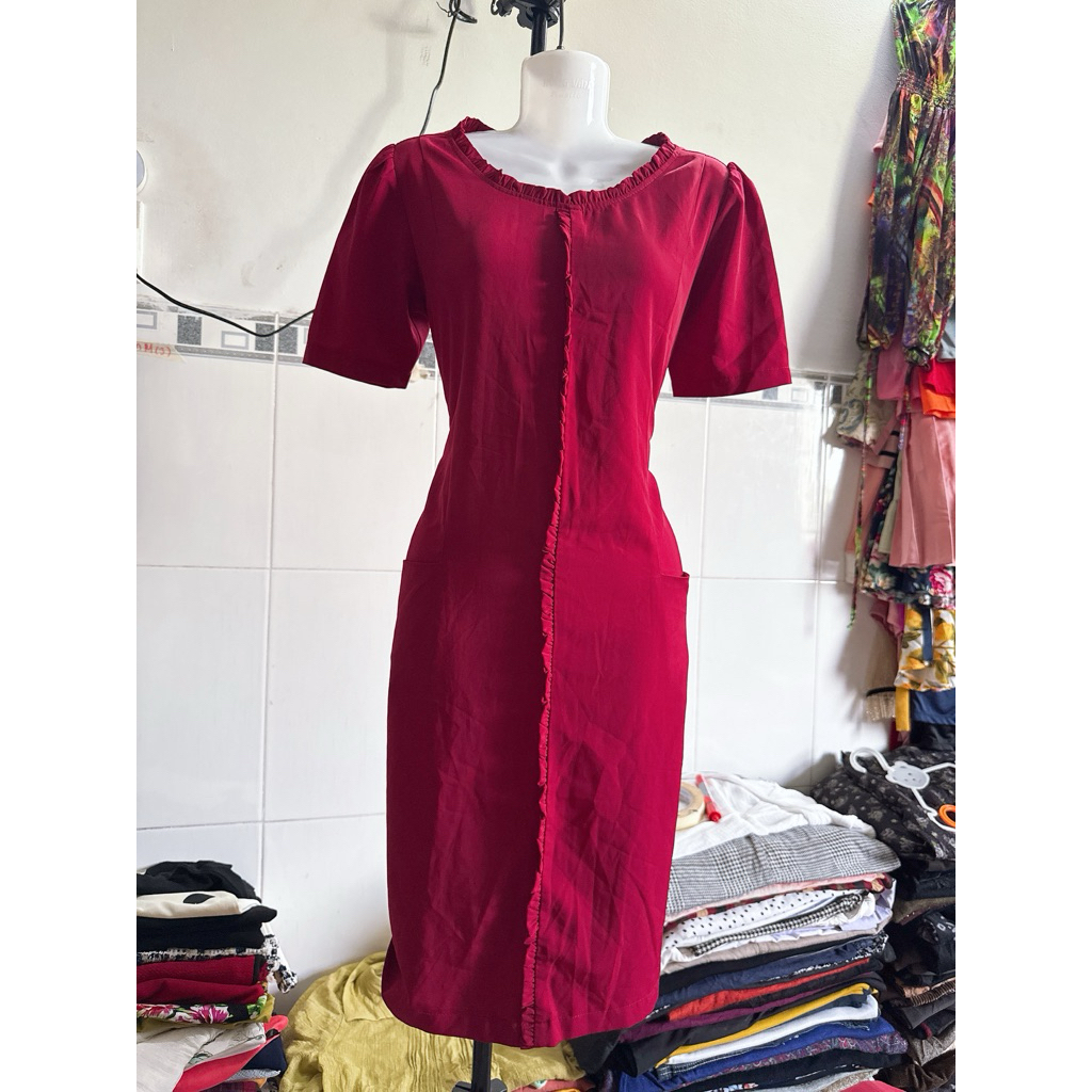 ĐẦM 2HAND SIZE L (4) ( có shopee video)