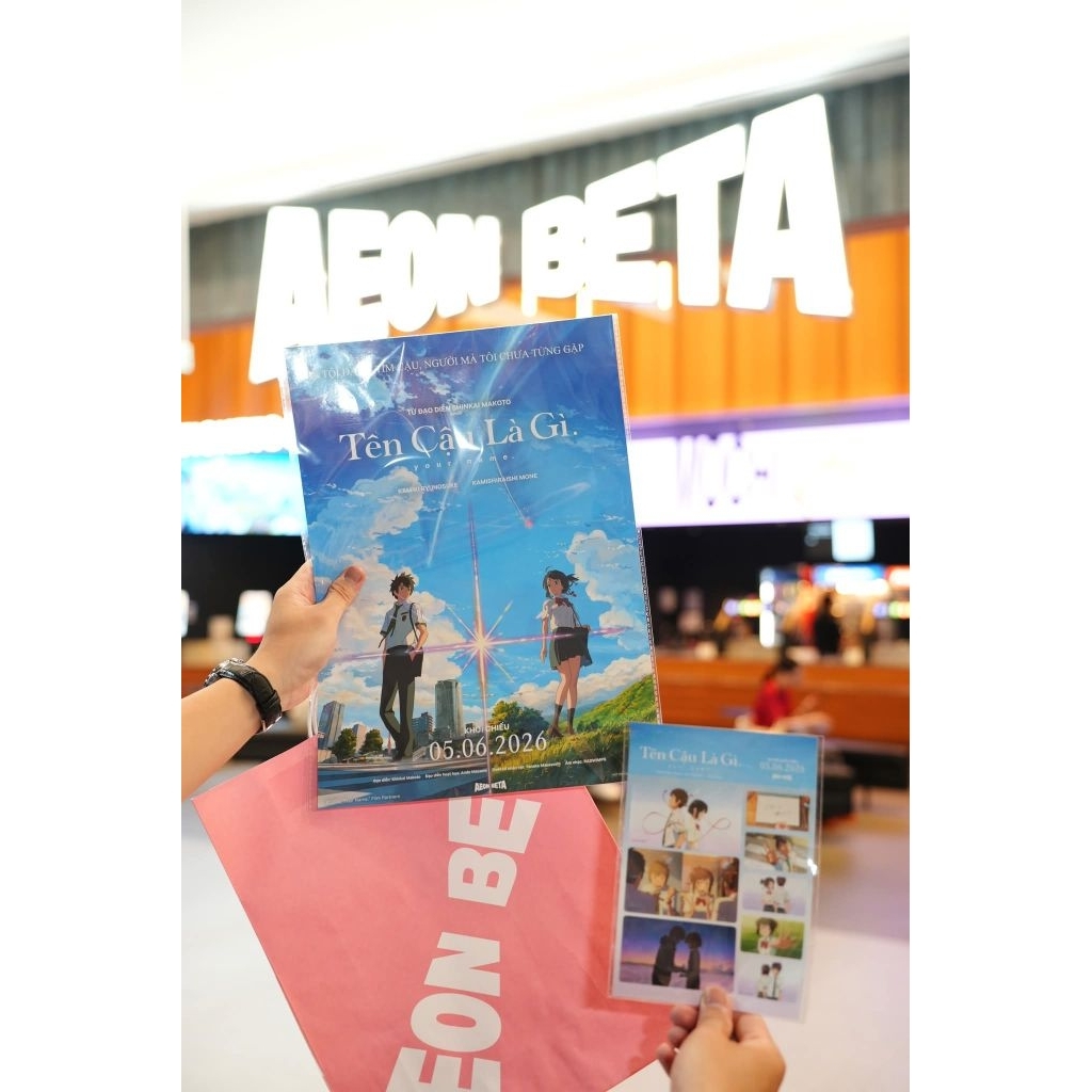 Poster YOUR NAME ( Poster TÊN CẬU LÀ GÌ) NGUYỄN VĂN MƯỜI- PHOTOCARD YOUR NAME -MÓC KHÓA YOUR NAME- P
