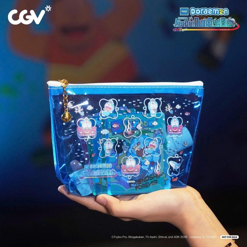 TÚI ĐA DẠNG DORAEMON HỘP BÚT Doraemon movie 45 TÚI TOTE DORAEMON MOVIE 45 TÚI XÁCH DORAEMON