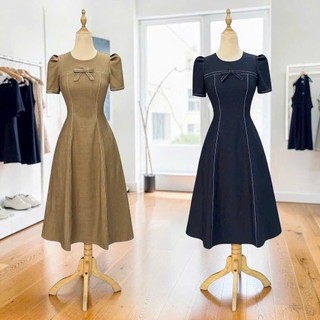 Đầm xòe công sở xếp ly đủ size