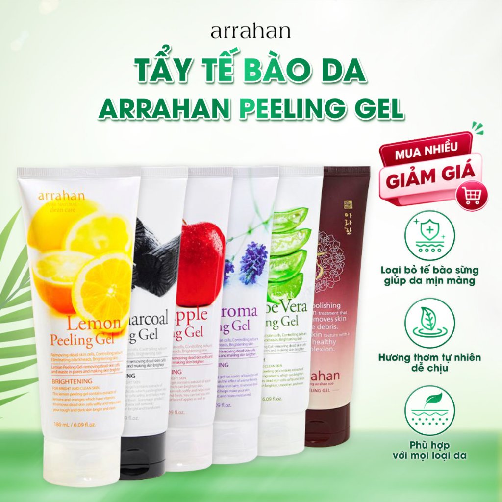 Tẩy da chết Arrahan Hàn Quốc 180ml