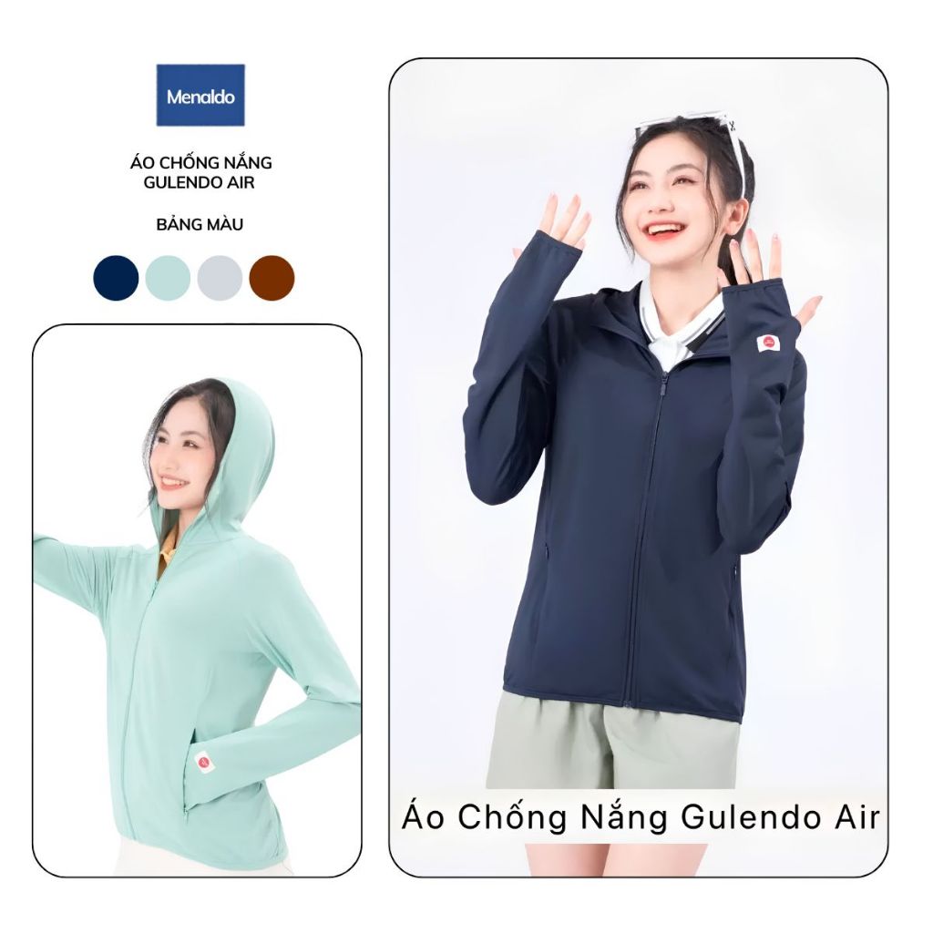 Áo chống nắng nữ SunStop Air mũ liền thoáng khí, mỏng nhẹ hàng dư