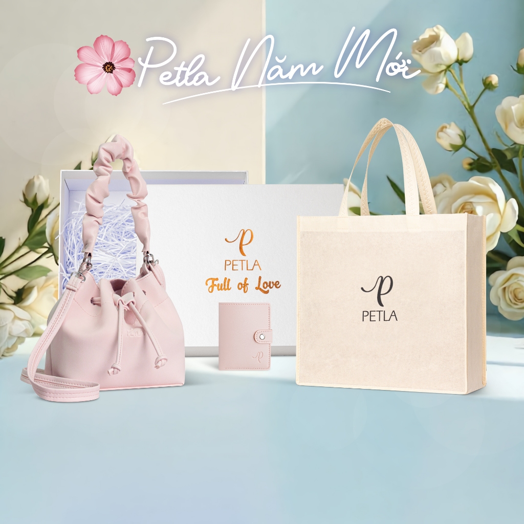 Túi nữ cầm tay dây rút Petla LN09
