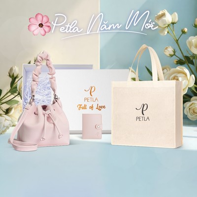 Túi nữ cầm tay dây rút Petla LN09