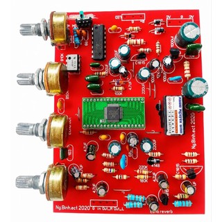 Echo reverb mini nguồn đơn 2 chức năng.(nguồn dc 8- 15v, hoặc dùng pin 3s)